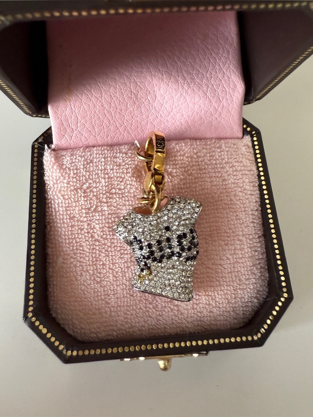 Juicy Couture Pave Tshirt charm - Picture 2 of 7